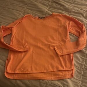 Elliott Lauren Vibrant Orange Knit Top